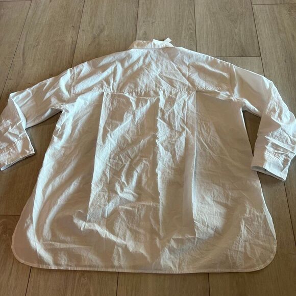 Madewell women long sleeve white shirt size s - Picture 6 of 7